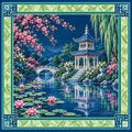 The Moonlit Pagoda Mahjong Mat