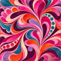 The Pink Paisley Mahjong Mat