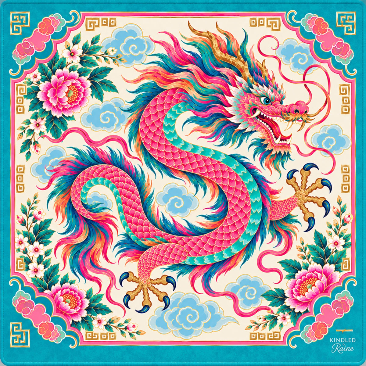Celestial Dragon Mahjong Mat